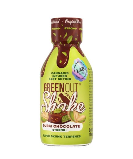 Konopný shot GREEN OUT® Shake Dubai Chocolate