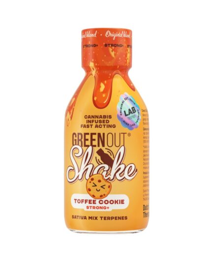 Konopný shot GREEN OUT® Shake Toffee Cookie