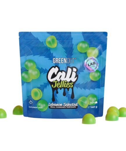 Konopny želé GREEN OUT® Cali Jellies, Lebanon Selected